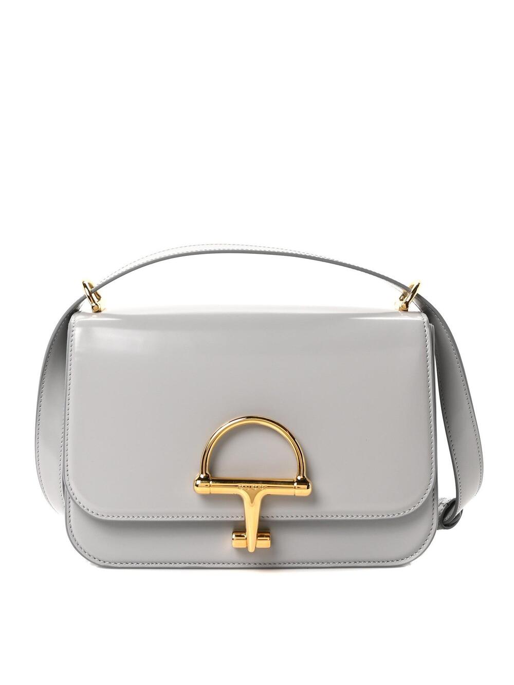 Gucci Calfskin Siena Shoulder Bag Grey #358507G13B